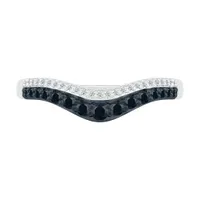 Sterling Silver 0.23CTW Black Diamond Fashion Band