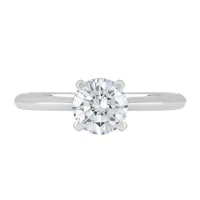 New Brilliance 14K White Gold Lab Grown 1.00CT Diamond Solitaire Ring