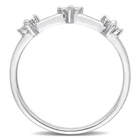 Julianna B Sterling Silver Diamond Promise Ring