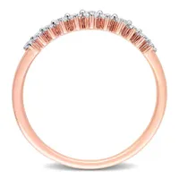 Julianna B 14K Rose Gold 0.21CTW Diamond Stackable Ring