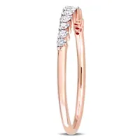 Julianna B 14K Rose Gold 0.21CTW Diamond Stackable Ring