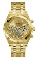 Guess Men's Gold-Tone Continental Watch