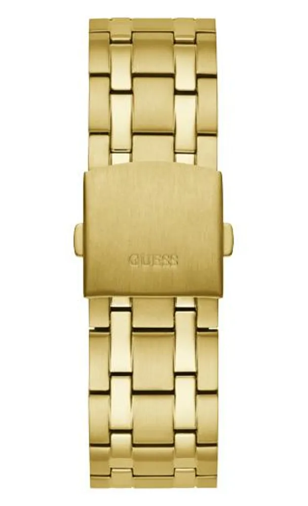 Guess Men's Gold-Tone Continental Watch