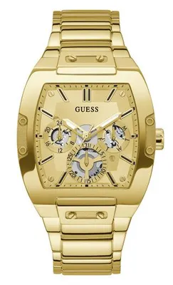 Guess Men's Gold-Tone Stainless Steel Watch