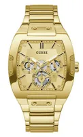 Guess Men's Gold-Tone Stainless Steel Watch