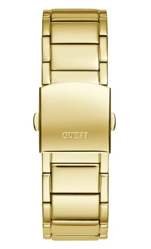 Guess Men's Gold-Tone Stainless Steel Watch