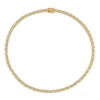 Julianna B Yellow Plated Sterling Silver 1.98CTW Diamond Necklace