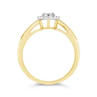 10K Yellow Gold 0.50CTW Diamond Fashion Ring