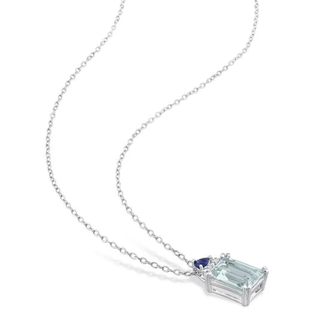 Julianna B Sterling Silver Aquamarine