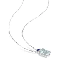 Julianna B Sterling Silver Aquamarine