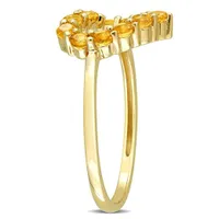 Julianna B 10K Yellow Gold Citrine Heart Ring