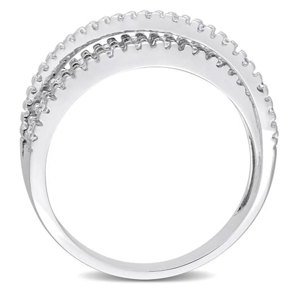 Julianna B Sterling Silver Cubic Zirconia Fashion Ring