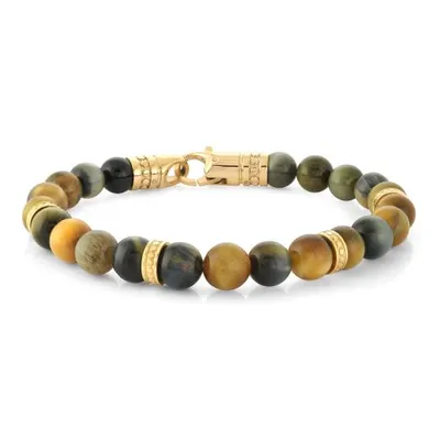 Dreams Clasp Bracelet with Tiger Eye Beads