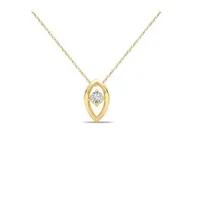 10K Yellow Gold Diamond Fashion Pendant