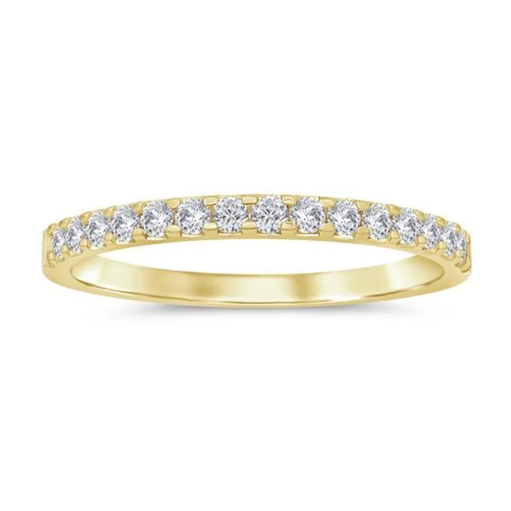 New Brilliance 14K Yellow Gold Lab Grown 0.25CTW Diamond Band