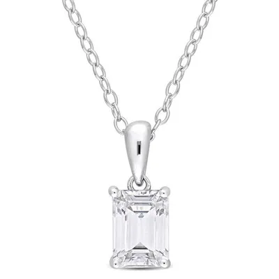 Julianna B Sterling Silver White Topaz Pendant