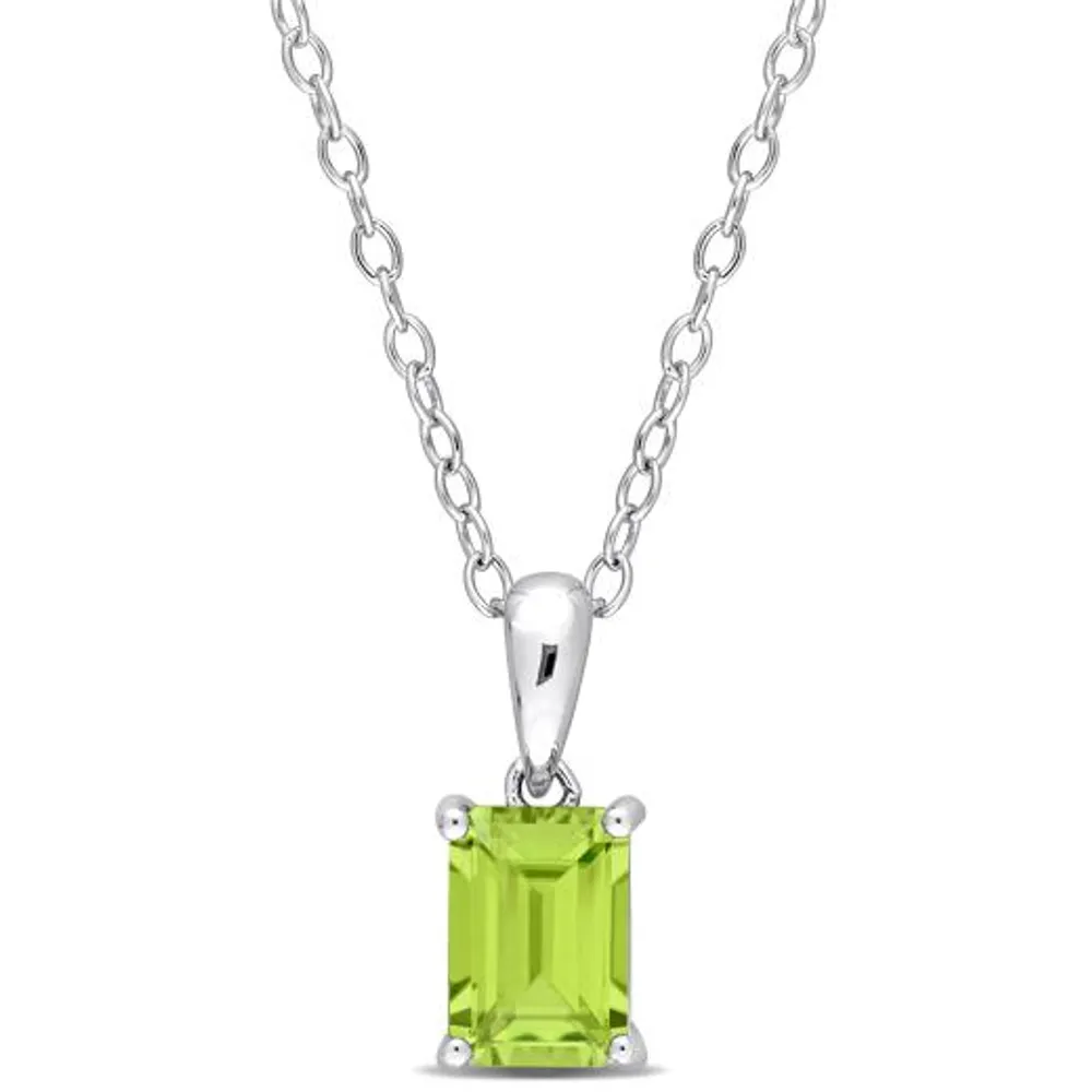 Julianna B Sterling Silver Peridot Pendant