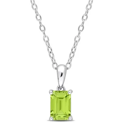 Julianna B Sterling Silver Peridot Pendant