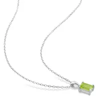 Julianna B Sterling Silver Peridot Pendant