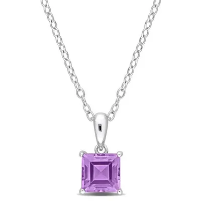 Julianna B Sterling Silver Amethyst Pendant