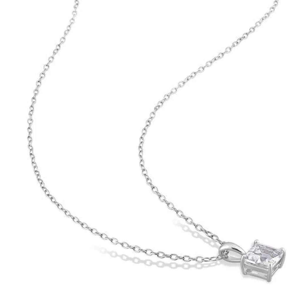 Julianna B Sterling Silver White Topaz Pendant