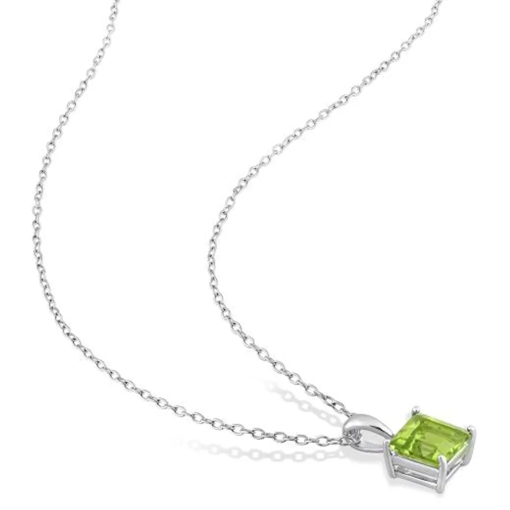 Julianna B Sterling Silver Peridot Pendant