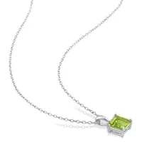 Julianna B Sterling Silver Peridot Pendant