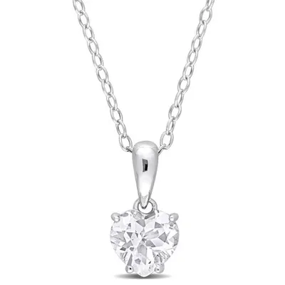 Julianna B Sterling Silver White Topaz Pendant