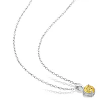 Julianna B Sterling Silver Citrine Pendant