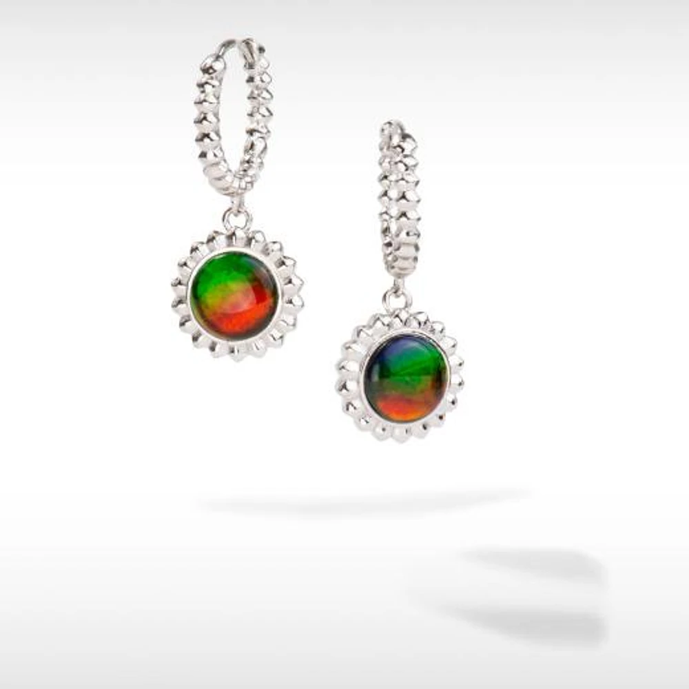 Korite Solstice Sterling Silver Ammolite Earrings