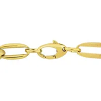 Julianna B 14K Yellow Gold 7.5" Paperclip Link Bracelet