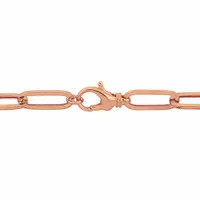 Julianna B 14K Rose Gold 7.5" 6.3mm Paperclip Link Bracelet