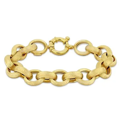 Julianna B 14K Yellow Gold 7" Rolo Link Bracelet