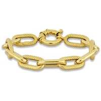 Julianna B 14K Yellow Gold 7" Oval Link Bracelet