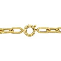 Julianna B 14K Yellow Gold 7" Oval Link Bracelet