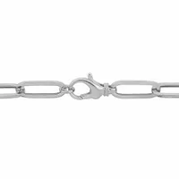 Julianna B 14K White Gold 7" Oval Link Bracelet