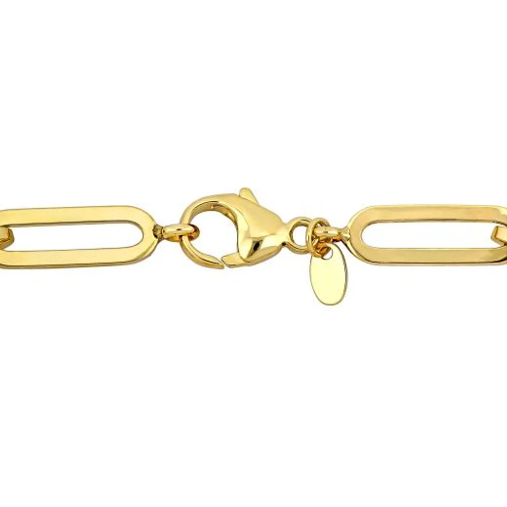 Julianna B 14K Yellow Gold 8" Oval Link Bracelet