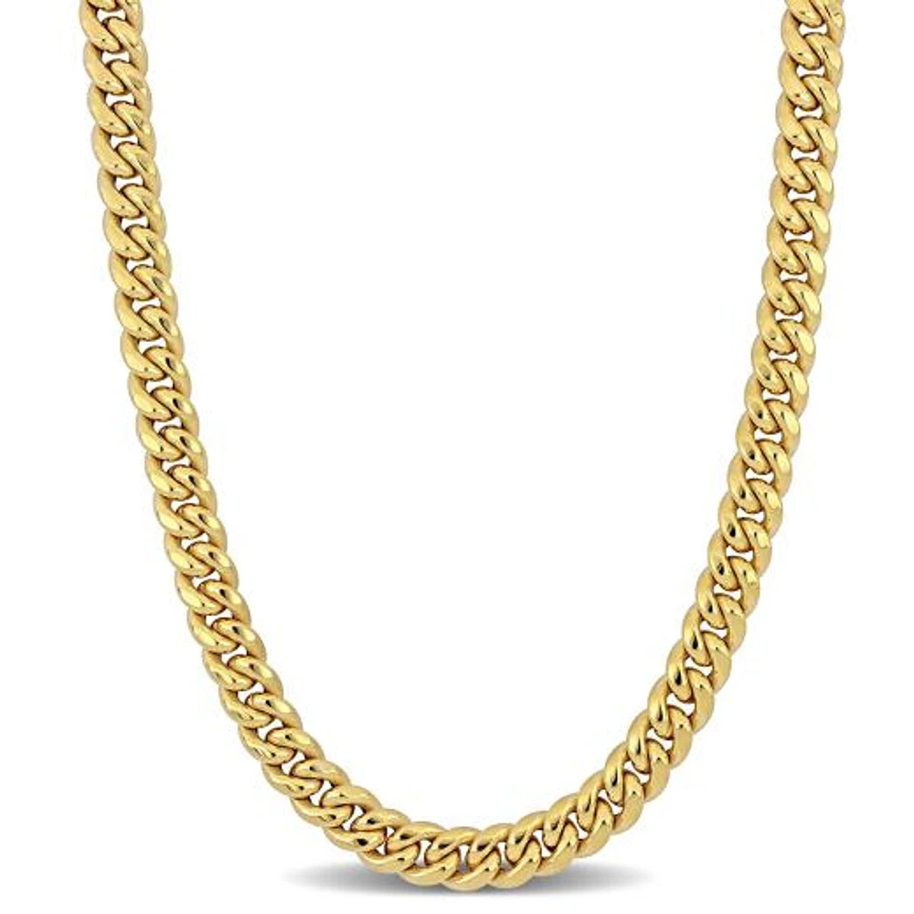 Julianna B 10K Yellow Gold 20" 8.8MM Curb Link Chain