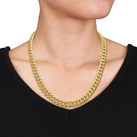 Julianna B 10K Yellow Gold 20" 8.8MM Curb Link Chain