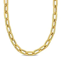 Julianna B 14K Yellow Gold 16" 10.5mm Oval Paperclip Chain