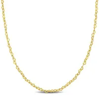 Julianna B 14K Yellow Gold 18" Heart Link Chain