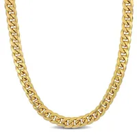 Julianna B 10K Yellow Gold 20" 9.25mm Miami Cuban Link Chain