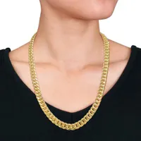 Julianna B 10K Yellow Gold 24" 9.25mm Miami Cuban Link Chain