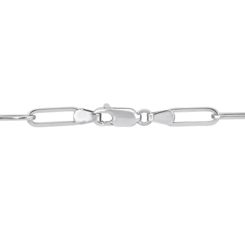 Julianna B 14K White Gold 24" 4.3mm Paperclip Link Chain