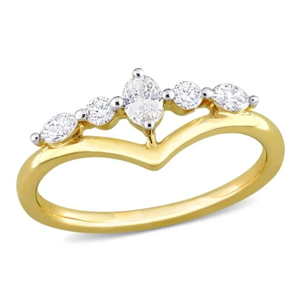 Julianna B 14K Yellow Gold 0.33CTW Diamond Fashion Ring