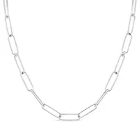 Sterling Silver 18" Paperclip Link Chain