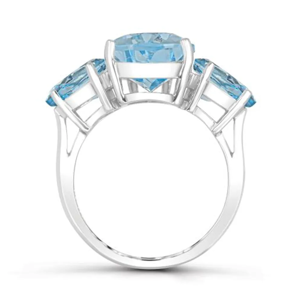 Sterling Silver Sky Blue Topaz Ring