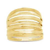 10K Yellow Gold Multi-Band Ring