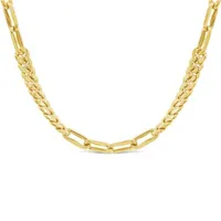 10K Yellow Gold 4.5mm 18" Miami Paperclip Link Chain