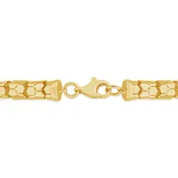 10K Yellow Gold 7.5" Fancy Link Bracelet